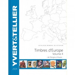 Catalogue Europe Vol 4 - édition 2024 Yvert et Tellier