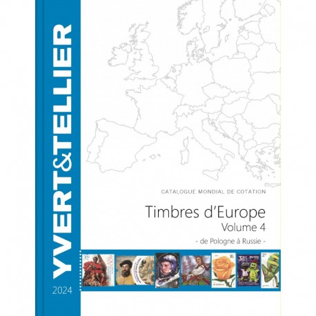 Catalogue Europe Vol 4 - édition 2024 Yvert et Tellier