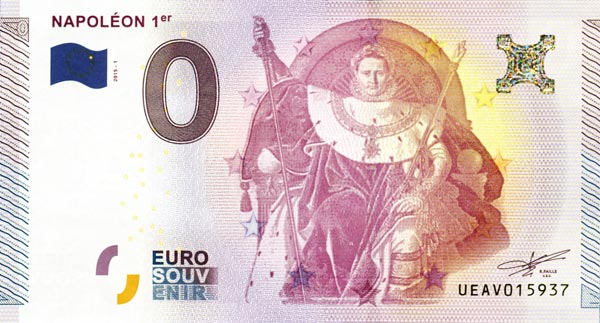 Billet euro souvenir à la vente sur www.numismatique-philatelie.com