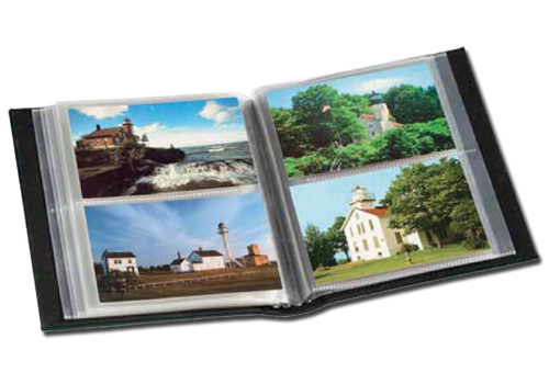 Album pour 80 cartes postales modernes ou anciennes, Carte postale